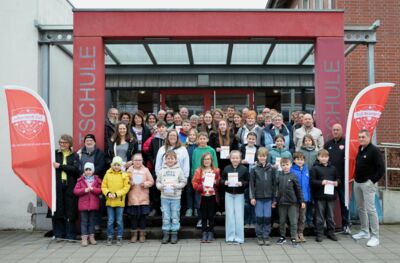 Übergabe der Sportabzeichen